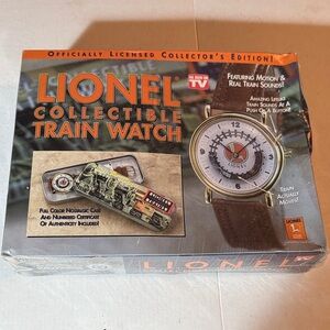 Lionel Collectible Train Watch - New in Original Box